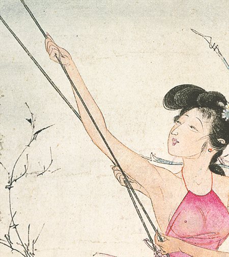 黟县-胡也佛的仕女画和最知名的金瓶梅秘戏图